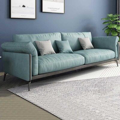 European Style Living Room Furniture Green Sectional Lounge Couch Sofas