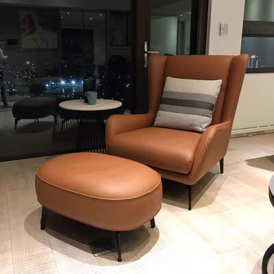 Nordic Design Single Seater Sofa Chairs Relaxing Luxury For Living Room