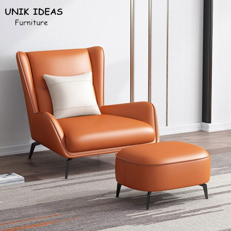 Nordic Design Single Seater Sofa Chairs Relaxing Luxury For Living Room