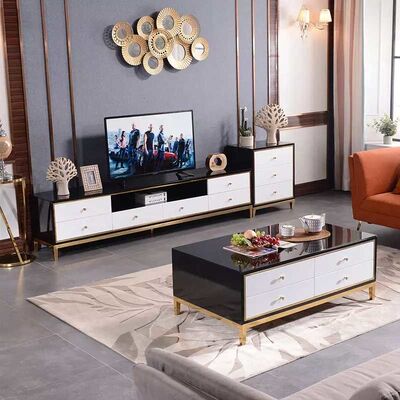 ভালো দাম Factory Sale Living Room Furniture Sets Metal Center Coffee Tables অনলাইন
