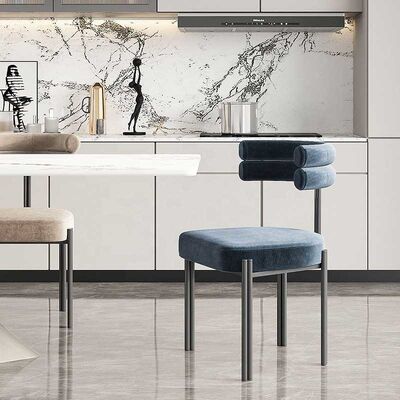 ভালো দাম Italian Simple Half Arc Armchair Home Leisure Negotiation Dining Chair অনলাইন