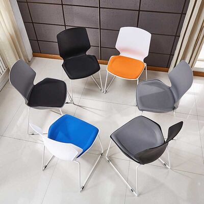 ভালো দাম Outdoor Chairs Pp Back Metal Frame Stackable Leisure Dining Chair অনলাইন
