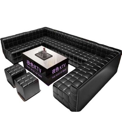 ভালো দাম Night Club Long Bench Pu Leather Vip Strip Booth Seating KTV Bar Furniture অনলাইন
