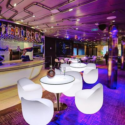 ভালো দাম আধুনিক সস্তা দাম আউটডোর কফি শপ রিমোট কন্ট্রোল এলইডি পিই টেবিল এবং ককটেল বার জন্য সোফা সেট অনলাইন