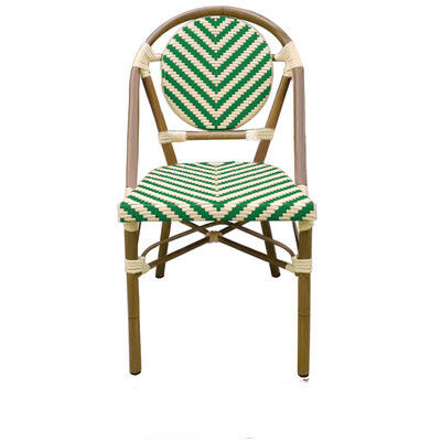 ভালো দাম সস্তা পাইকারি অ্যালুমিনিয়াম ফ্রেম স্ট্যাকিং রেস্টুরেন্ট আসবাবপত্র বাগান সেট বহিরঙ্গন বিস্ট্রো চেয়ার অনলাইন