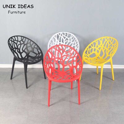ভালো দাম PP Plastic Stackable Dining Room Chairs Modern Leisure Garden 45x48x80cm অনলাইন