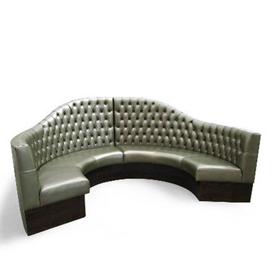 ভালো দাম 9 Seat U Shaped Sectional Sofa With Recliners High Back Nightclub Booth Seating অনলাইন