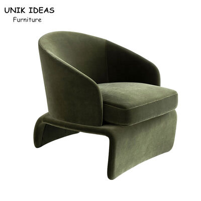 ভালো দাম Sofa Single Seater Armchair Velvet Green Lounge Italian Design 75x82x69cm অনলাইন