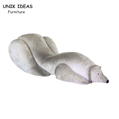 ভালো দাম Cream Teddy Bear Fabric Chair Armchair Lounge Accent Living Room Italian অনলাইন