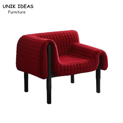 ভালো দাম Accent Single Seater Armchair Cuddle One Seater Couch Leather Red Pink Blue অনলাইন