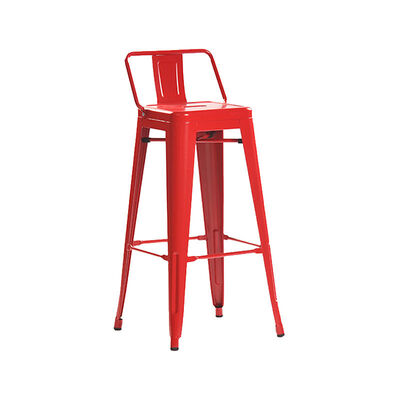 ভালো দাম Colorful Retro Metal Cafe High Bar Stools For Restaurant Bar Dining অনলাইন
