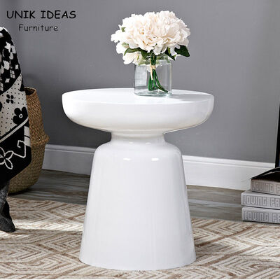 ভালো দাম Nordic Light Fiberglass Side Table Round Luxury Style 40*45CM অনলাইন