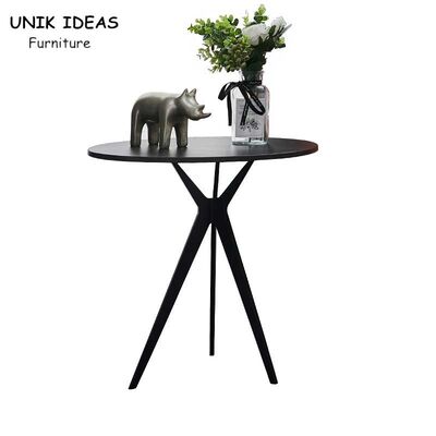 ভালো দাম Round Shape Marble Top Side Table Metal Frame For Hotel Living Room অনলাইন